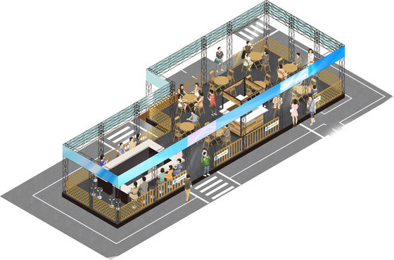 アイソメで描くイベントブース2