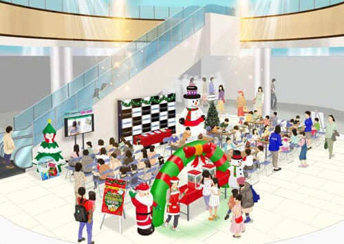 クリスマスイベントのイメージパース