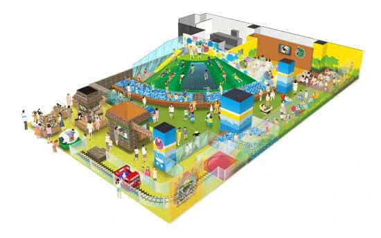 遊戯施設のイメージパース