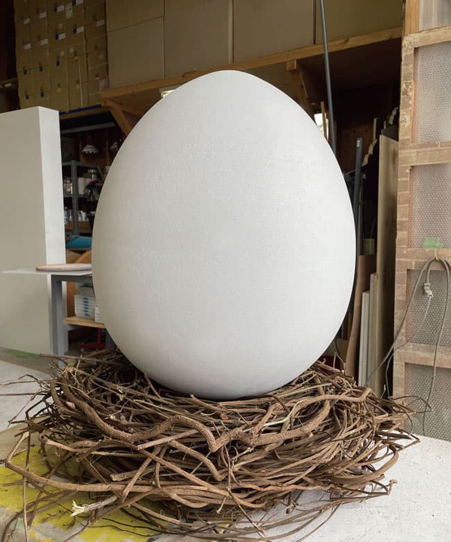 スチロール製大型卵